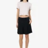 Yohji Yamamoto Black Wool Shorts Size S