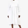 Simone Rocha White Lace Detail Shirt Dress Size 10 UK