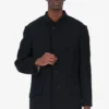 Comme des Garcons Black Wool Single Breasted Blazer Size L Mens