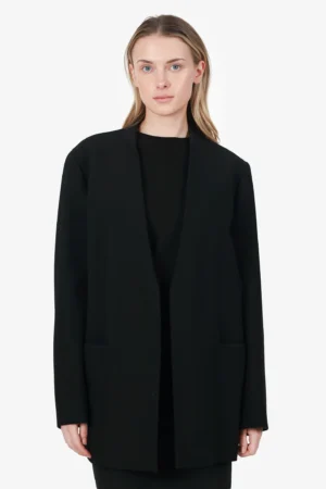 The Row Black Wool Cochise Jacket Size 8