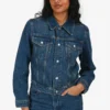 Re/Done Blue Denim 'Baby Trucker' Jacket Size XS