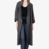 Chiara Boni Brown Open Long Coat Size L
