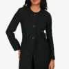 Marni Black Wool/Silk Coat Size 36