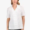 Fendi White Double Breasted Shirt Size 36