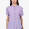 Xirena Purple Cotton Button Down Shirt Size M