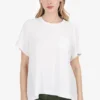 Sacai White Pleated Back T-shirt Size 3